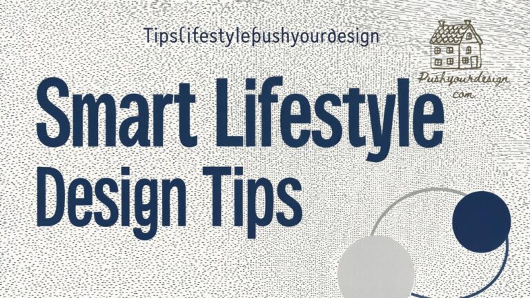 Tipsflifestylefpushyourdesign Smart Lifestyle Design Tips