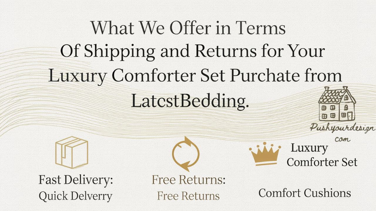 What We Offer in Terms of Shipping and Returns for Your Luxury Comforter Set Purchase from LatestBedding.