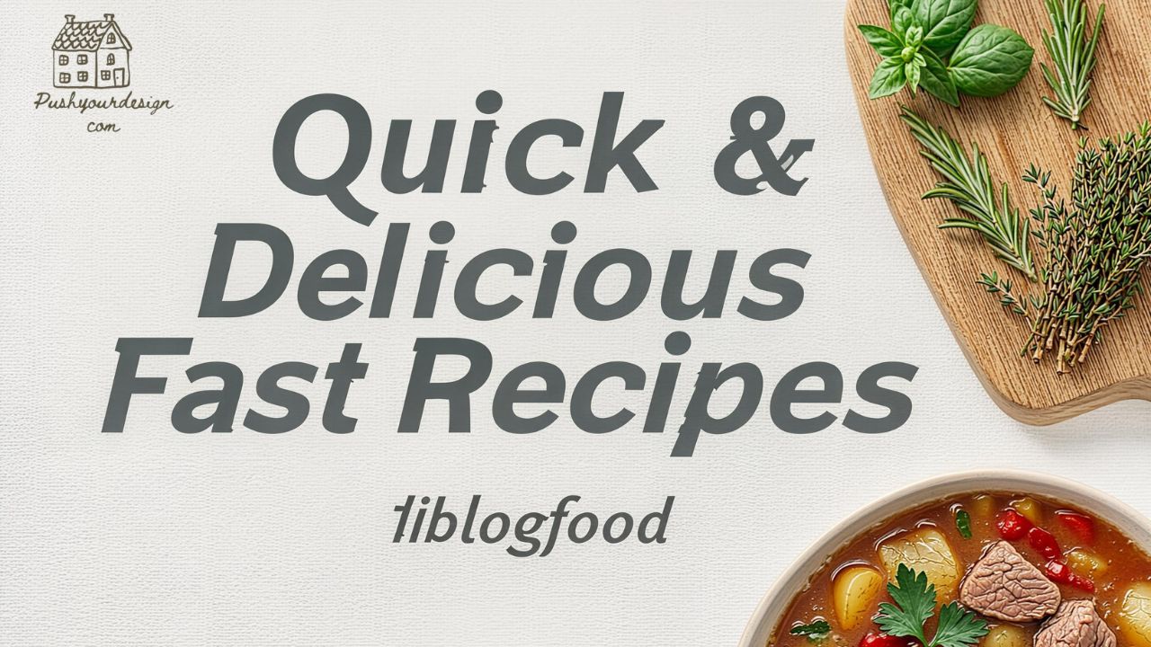 Quick & Delicious Fast Recipes llblogfood