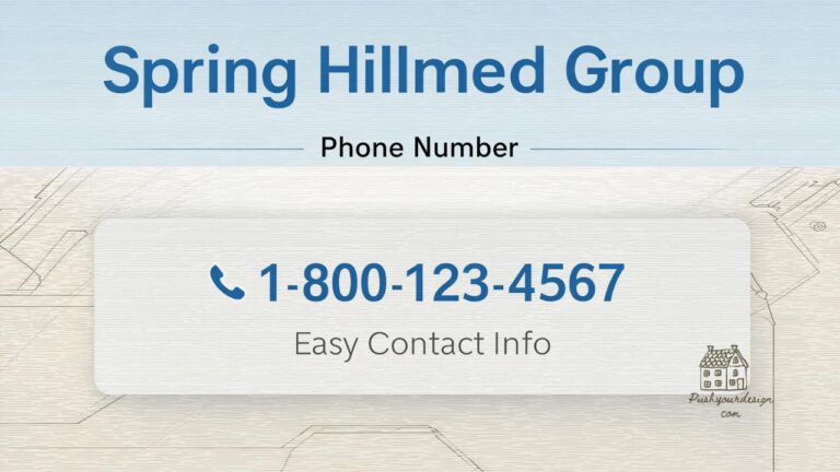 Spring Hillmed Group Phone Number Easy Contact Info